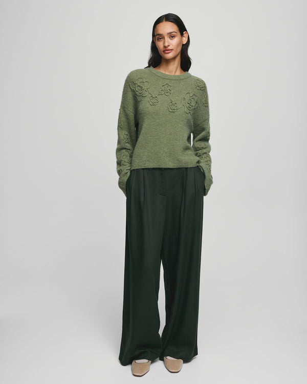 MSCH Miabelle Hope Pullover / Olivine Flower MSCH Copenhagen