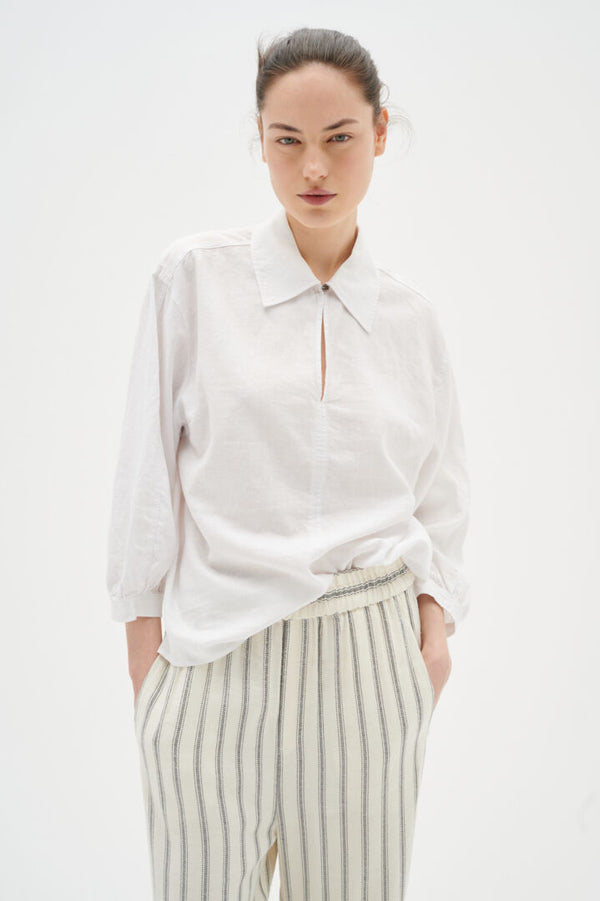 In Wear Amos blouse/ pure white