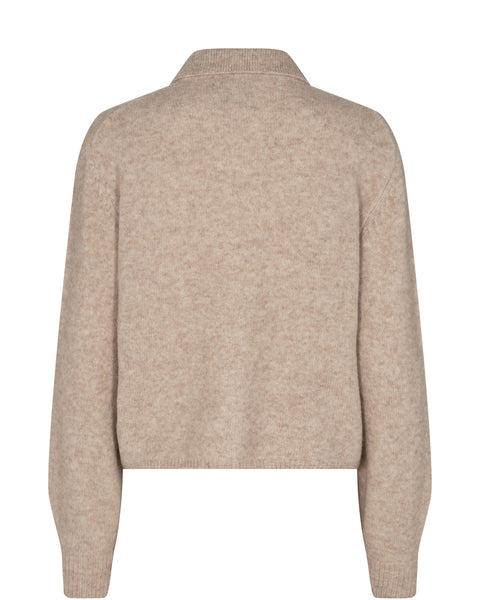 Mizana Knit Cardigan | Mos Mosh | Beige