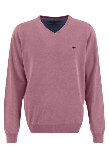 Fynch Hatton V-ringad tröja lilac