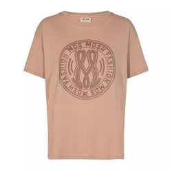 MosMosh Leah Holi O-SS Tee /Stucco